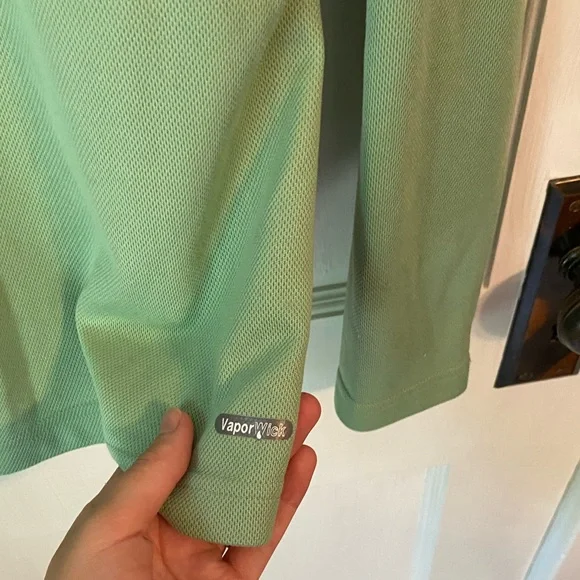 Mint green North Face lightweight pullover - Picture 4 of 4